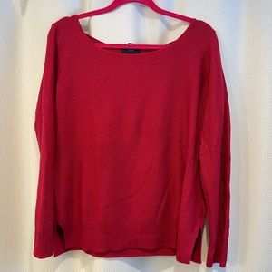 Old Navy pink cotton sweater, size L
